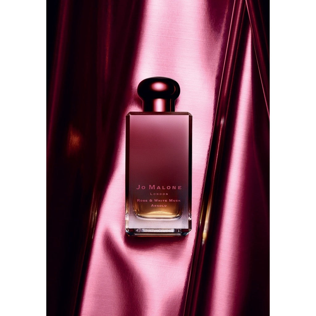 % Jo Malone London Scarlet Poppy Intense  / Violet & Amber Absolu / Rose & White Musk Absolu 100ml for Men & Women