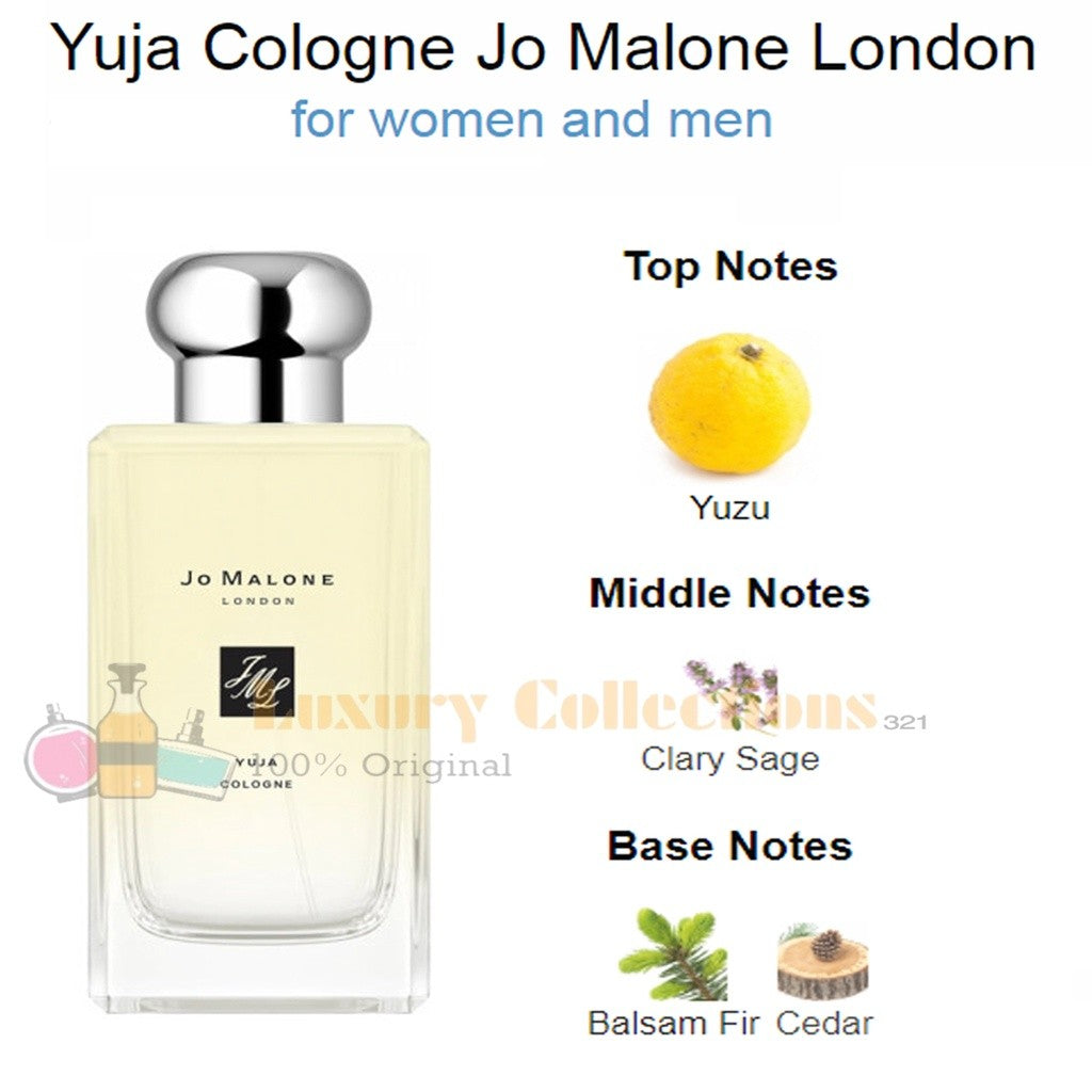 % Jo Malone London Osmanthus / Silk Blossom / Yuja / Waterlily Cologne 100ml for Men & Women