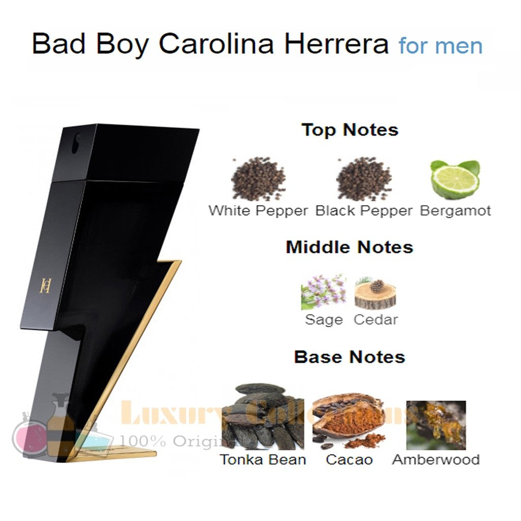 Carolina Herrera Bad Boy Eau de Toilette 100ml for Men