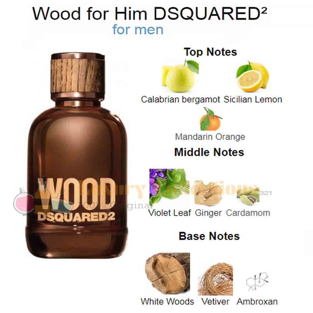 DSQUARED² Red Wood / Green Wood Pour Femme / Wood for Him 100ml