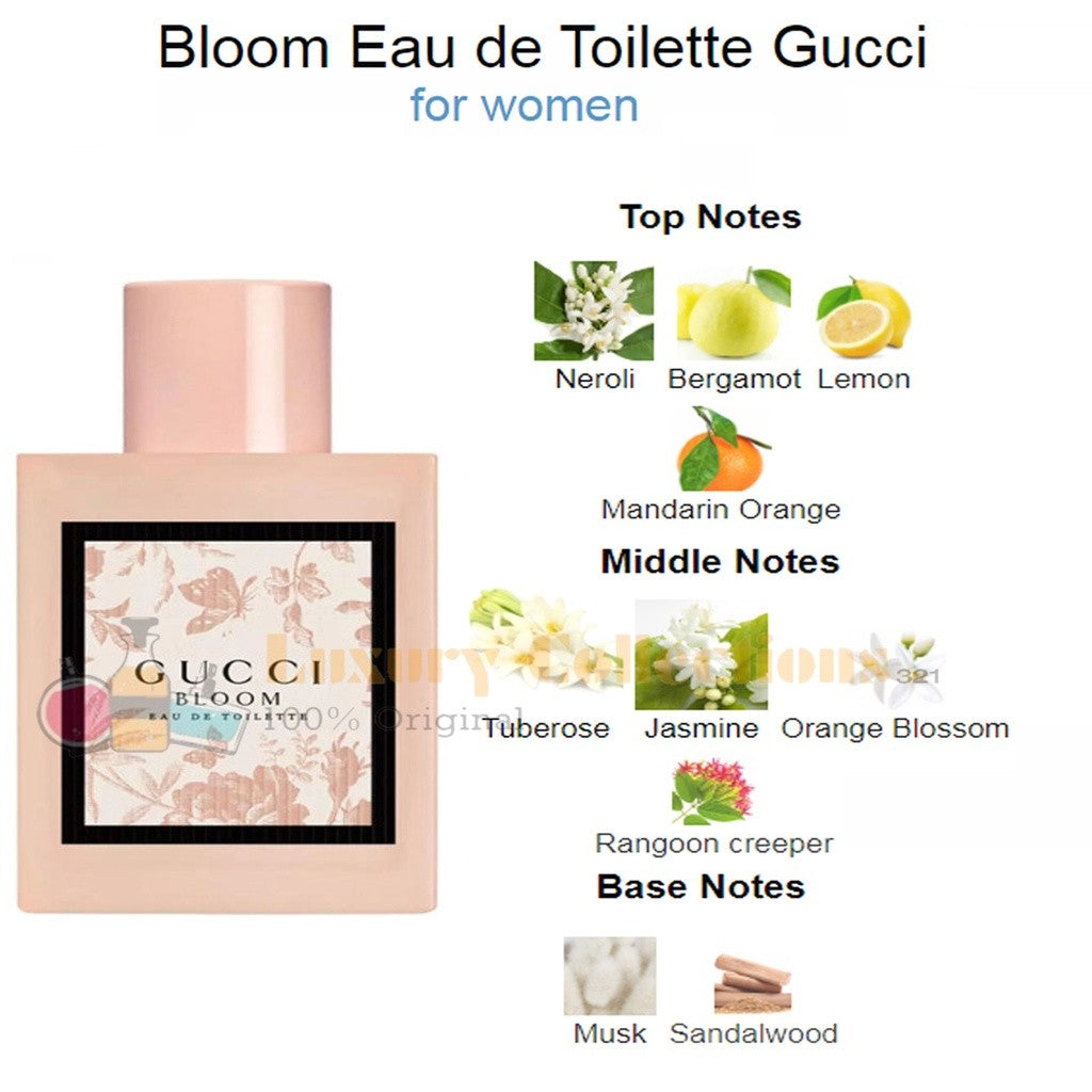 Gcuci Bloom Acqua di Fiori / Profumo Di Fiori / Ambrosia di Fiori / Nettare Di Fiori / Gocce di Fiori / EDT / EDP 100ml