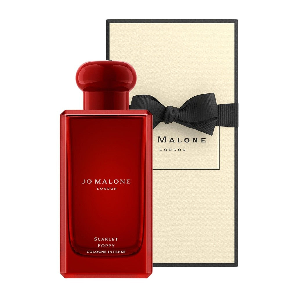 % Jo Malone London Scarlet Poppy Intense  / Violet & Amber Absolu / Rose & White Musk Absolu 100ml for Men & Women