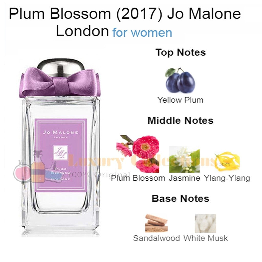Jo Malone London Rose & Magnolia / Osmanthus Blossom (2017) / Plum Blossom (2017) / Sakura Cherry Blossom Limited 100ml
