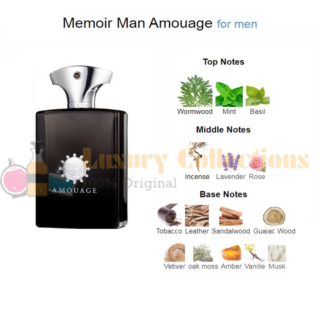Amouage Honour / Interlude  / Epic / Reflection / Memoir / Sunshine / Journey Man EDP 100ml for Men