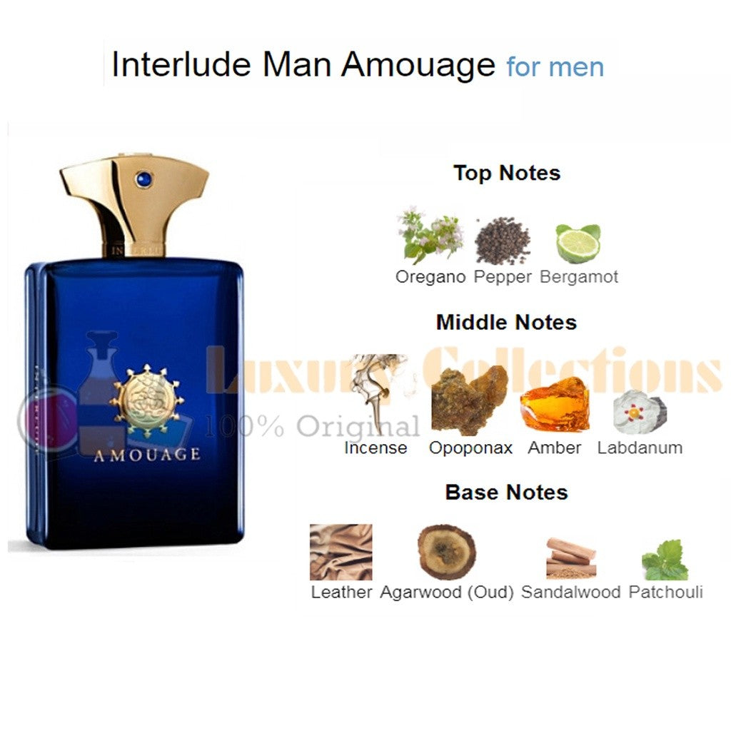 Amouage Honour / Interlude  / Epic / Reflection / Memoir / Sunshine / Journey Man EDP 100ml for Men