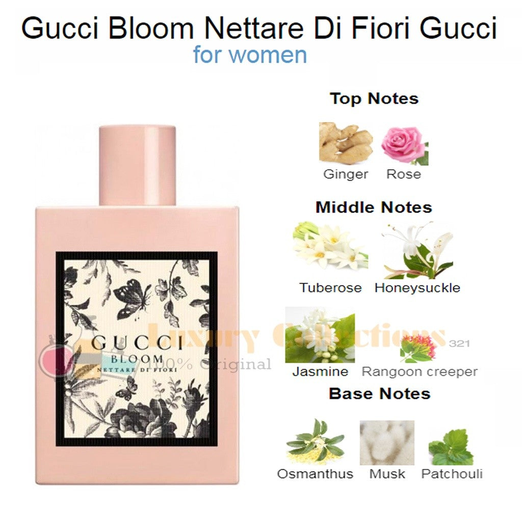 Gcuci Bloom Acqua di Fiori / Profumo Di Fiori / Ambrosia di Fiori / Nettare Di Fiori / Gocce di Fiori / EDT / EDP 100ml