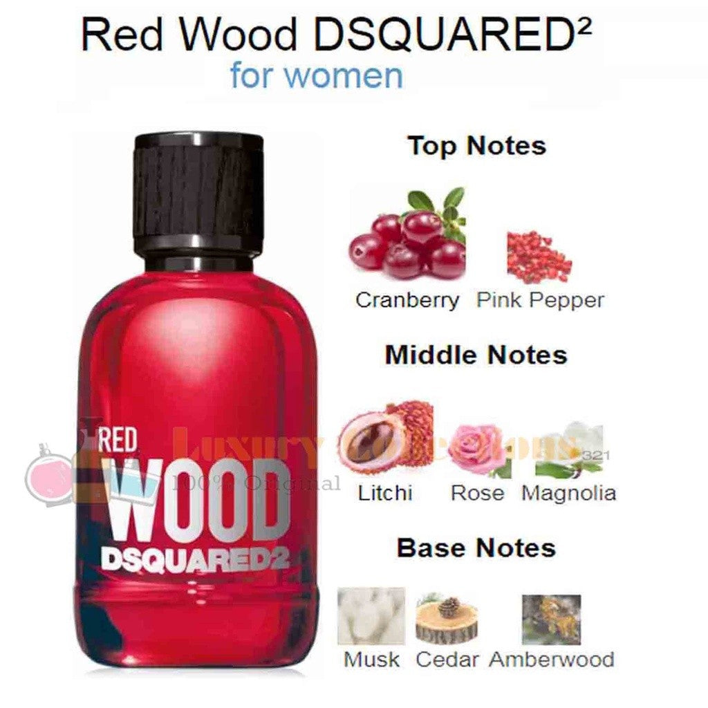 DSQUARED² Red Wood / Green Wood Pour Femme / Wood for Him 100ml