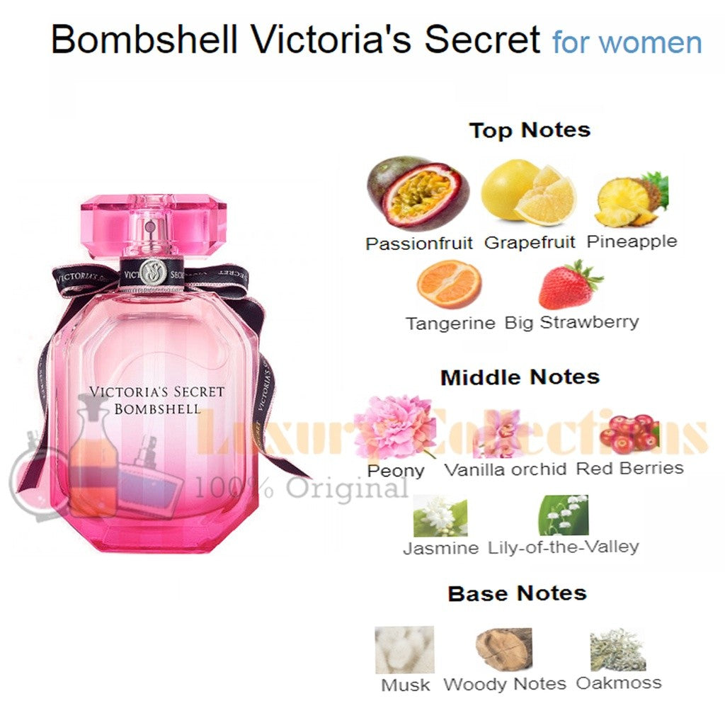 %Victorias Secret Bombshell EDP / Intense / Gold / Seduction 100ml Perfume For Her