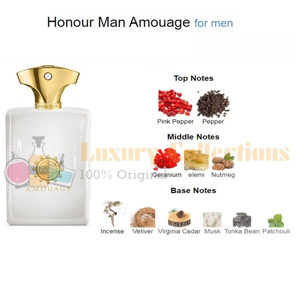 Amouage Honour / Interlude  / Epic / Reflection / Memoir / Sunshine / Journey Man EDP 100ml for Men