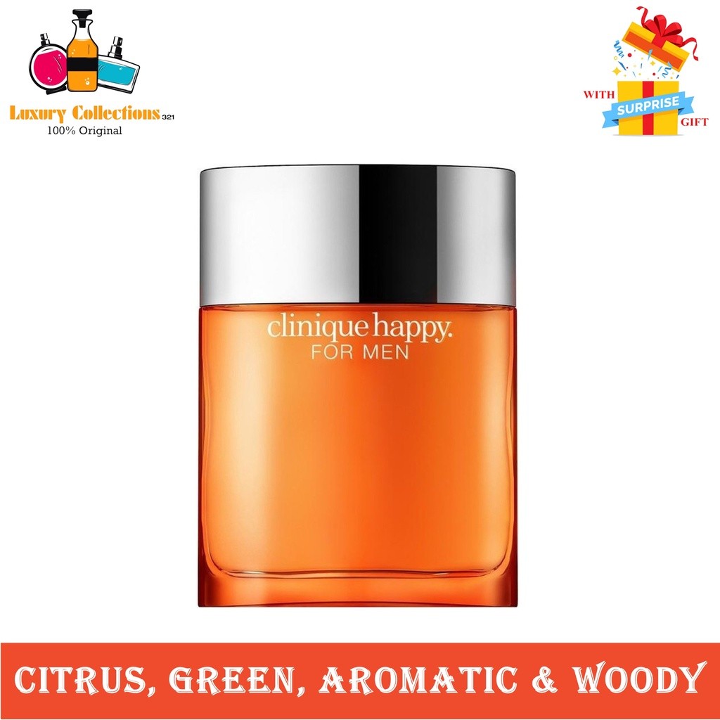 CIinique Happy For Men Eau de Toilette Pour Homme 100ml