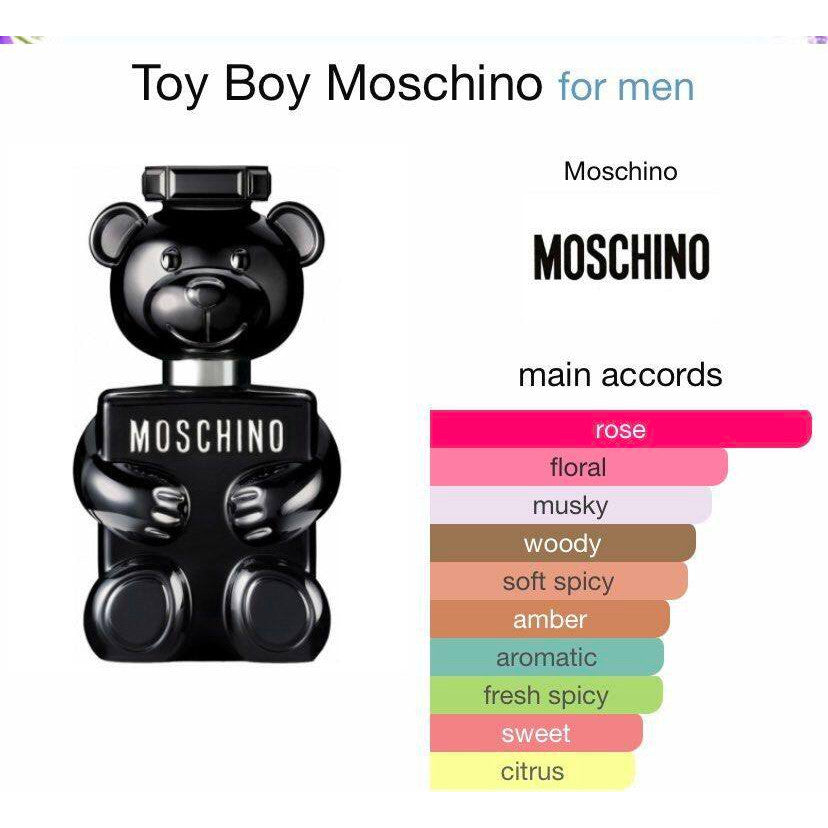 Combo 2PCS Moscino 100ml ( Toy Boy Eau de Parfum + Toy 2 Bubble Gum EDT ) Perfume