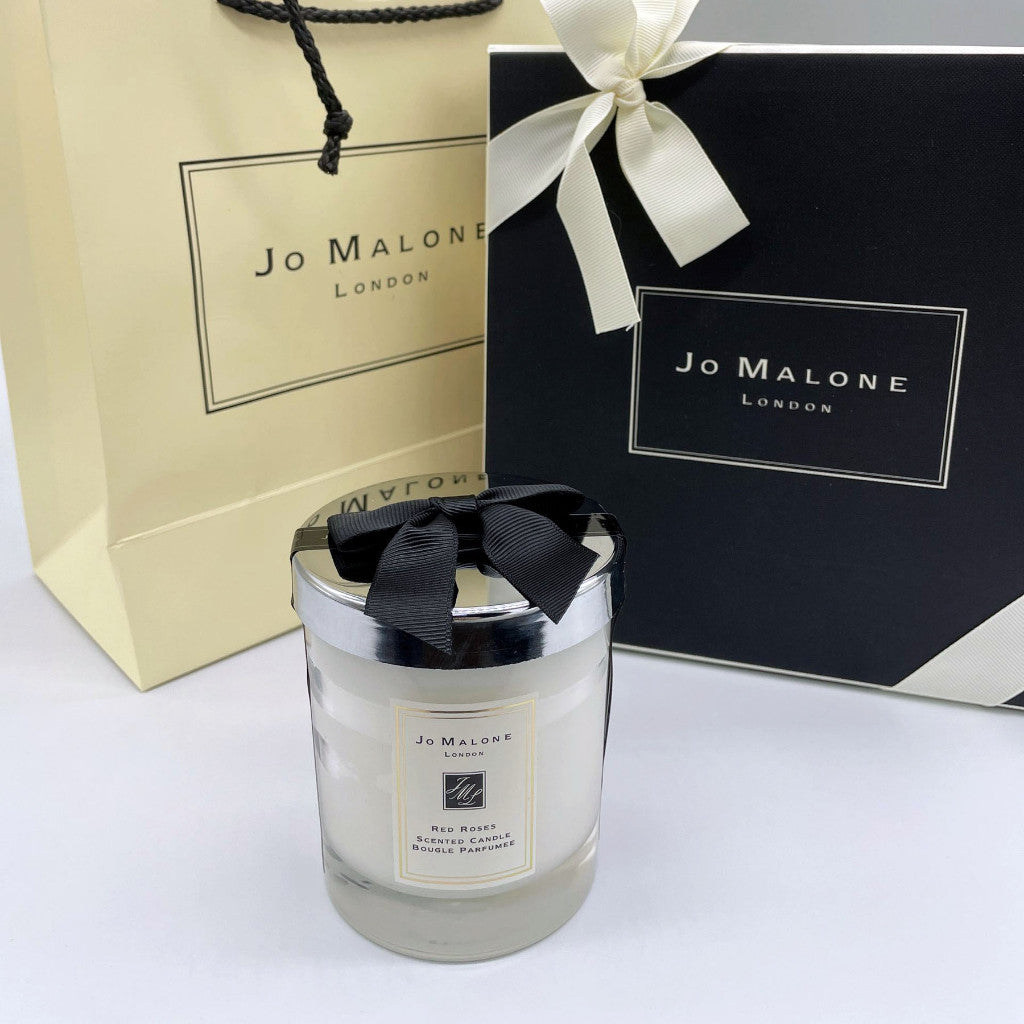 J0 MaIone Wild Bluebell / Orange Blossom / Red Roses Scented Candle Set (Square Box) With Paper Bag