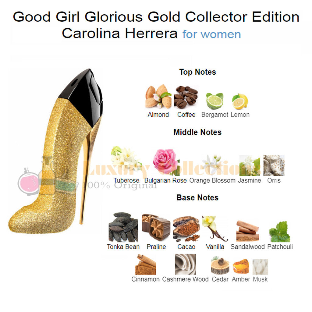Combo 80ml 3PCS CH ( Good Girl EDP + Glorious Gold + Good Girl Glitter )