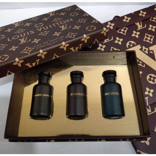 Lv Les Sables Roses Eau De Parfum 3in1 Gift Set 3x10ml Perfume For Men & Women