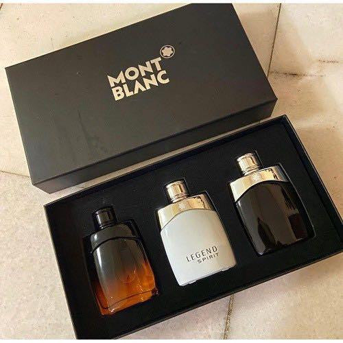 M0NTBLANC Legend Men 3in1 Gift Set (3x30ml) Perfume For men
