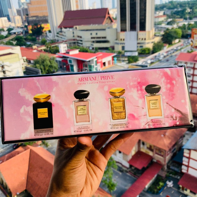 ARMAANl PRIVE HAUTE COUTURE FRAGRANCES EDT NACREE 4IN1 GIFT SET 4X30ML