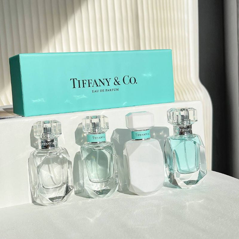 TlFFANY&CO 4IN1 Mini Perfumes 4x30ML WITH SPRAYER SET Women & men [ Perfume Gift Set ]