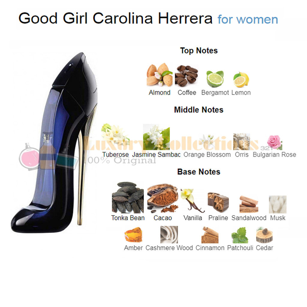 Combo 2pcs CH (Good Girl EDP 80ml + Bad Boy EDT 100ml) Perfume