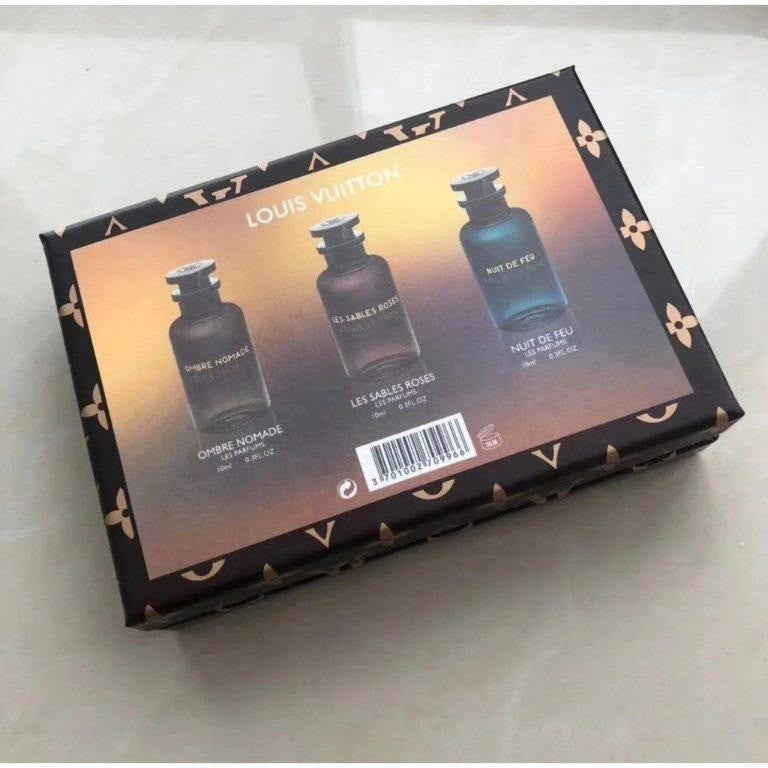Lv Les Sables Roses Eau De Parfum 3in1 Gift Set 3x10ml Perfume For Men & Women