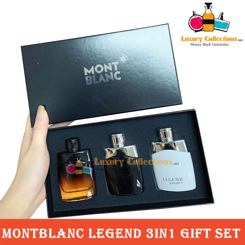 M0NTBLANC Legend Men 3in1 Gift Set (3x30ml) Perfume For men