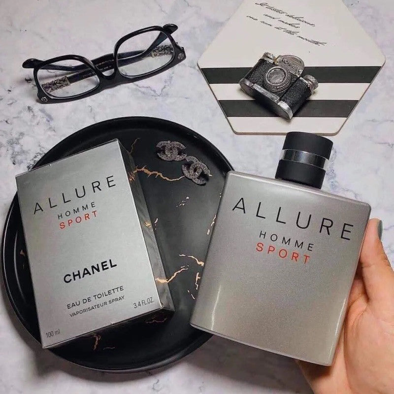 % Allure Homme Sport Eau De Toilette Men 100ml [ Perfume For Men ]