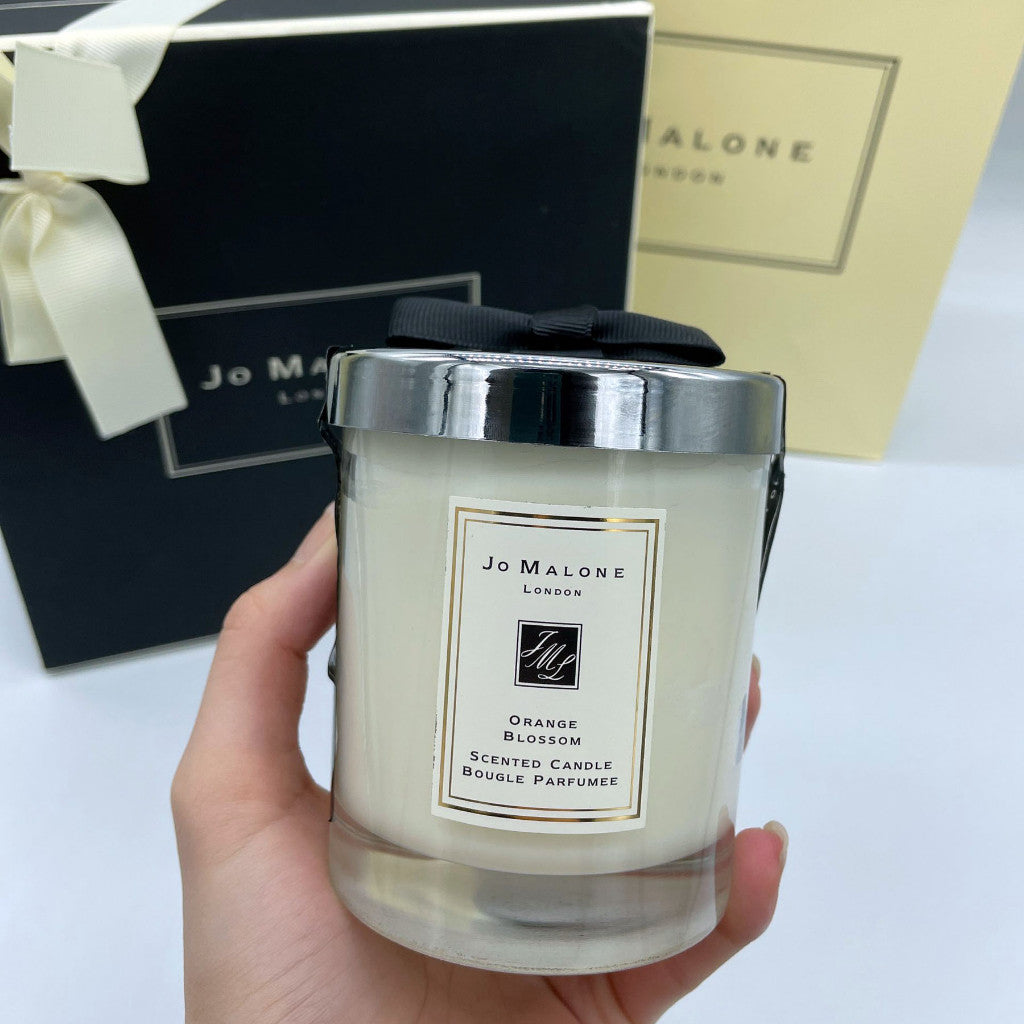 J0 MaIone Wild Bluebell / Orange Blossom / Red Roses Scented Candle Set (Square Box) With Paper Bag