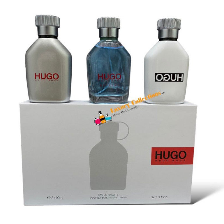 Ori 3in1 B0SS Eau De Toilette 3x40ml Spray Perfume Gift Set For Men