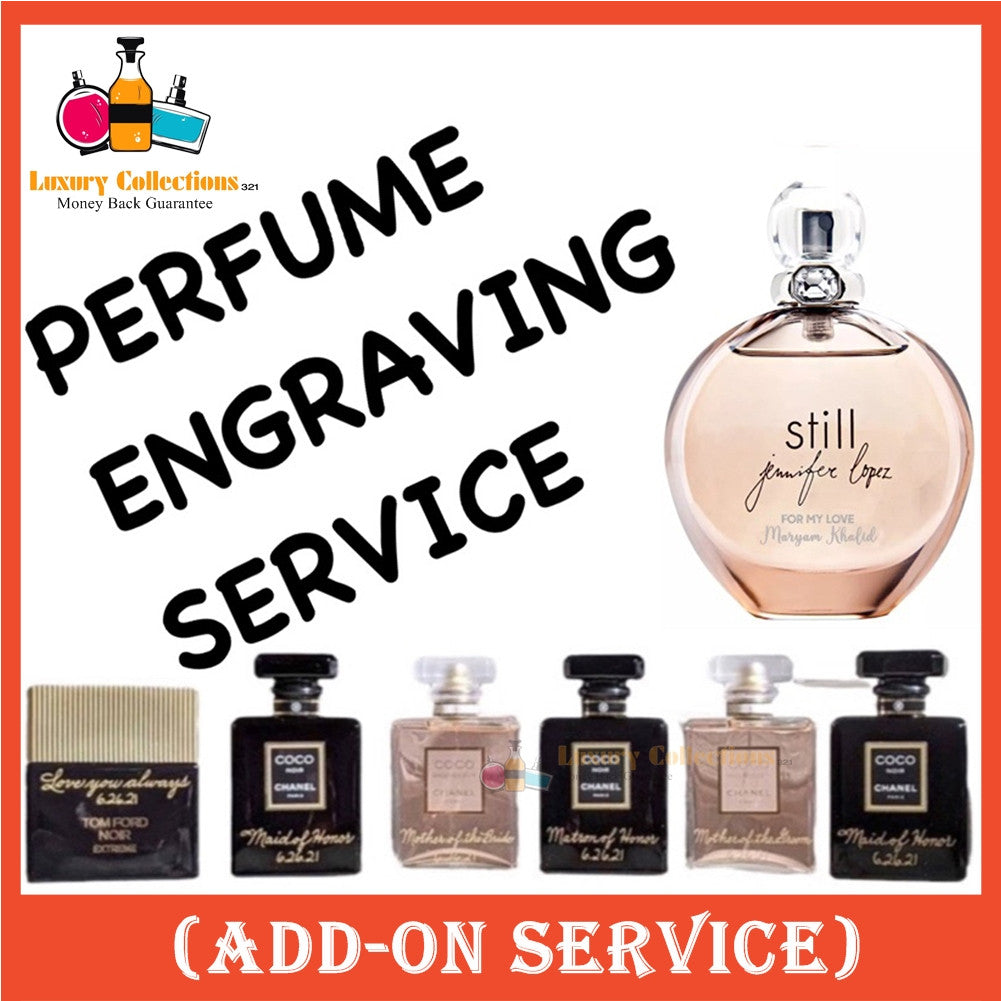 (Add-on Service) Perfume Personalization & Engraving Names Service [PLZ Read T&C]