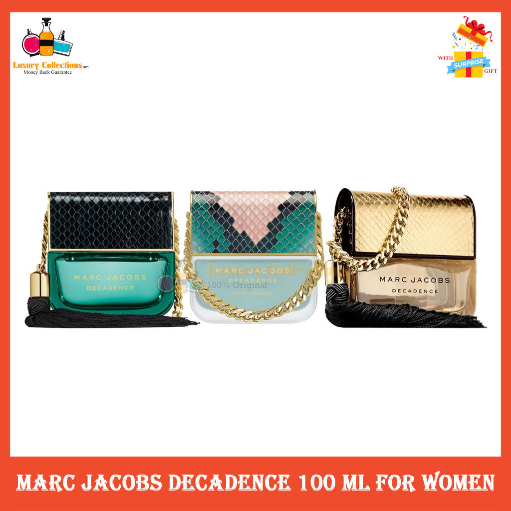 Marc Jacobs Decadence / Eau So Decadent / One Eight K Edition / Divine Decadence 100ml for Women