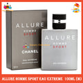 % Allure Homme Sport Eau de Parfum Eau Extreme for Men 100ml Perfume Untuk Lelaki