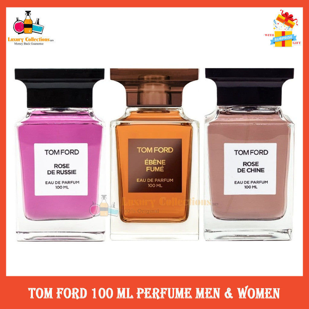 Tom Ford Rose D'Amalfi / Rose de Chine / Rose de Russie / Ebene Fume Eau de Parfum 100ml