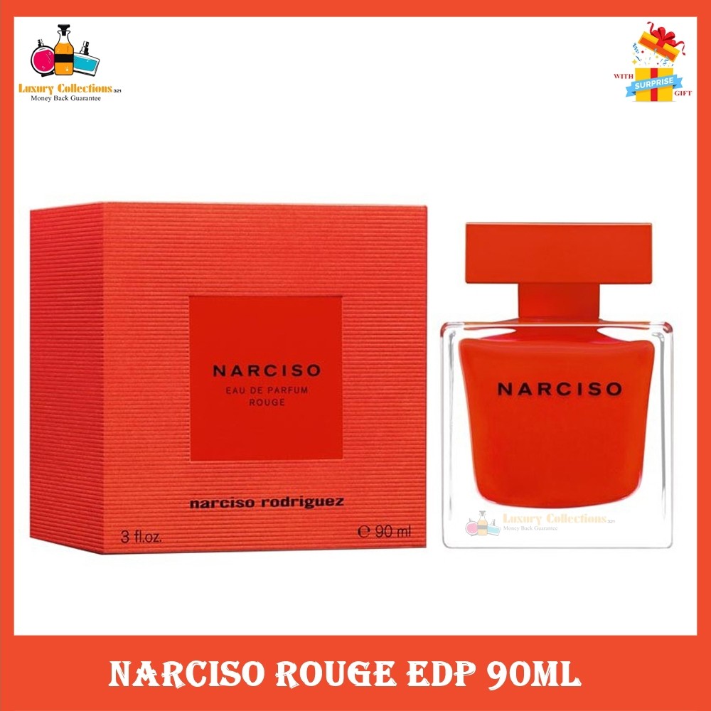 % Narcsio Rouge Eau De Parfum 9O mI for Women