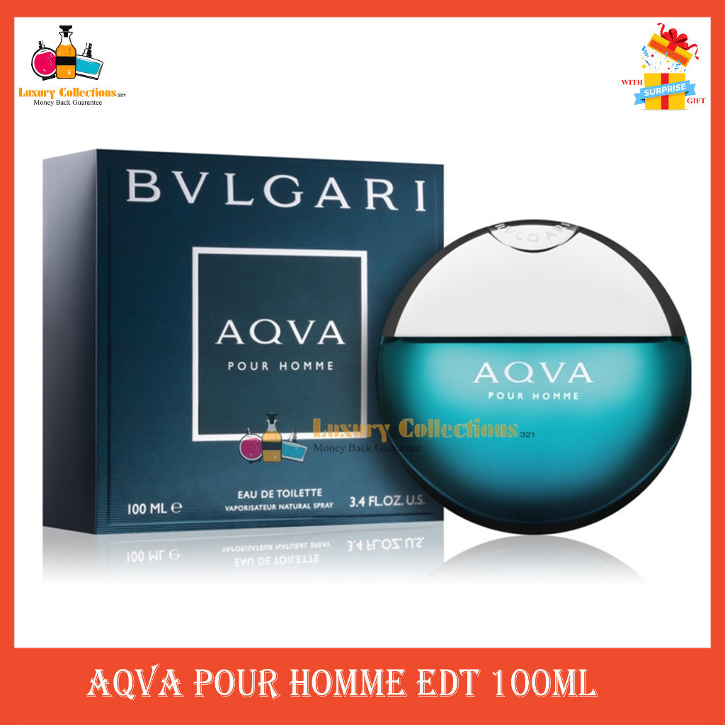 %Aqva Pour Homme Eau De Toilette 100 ml For Him