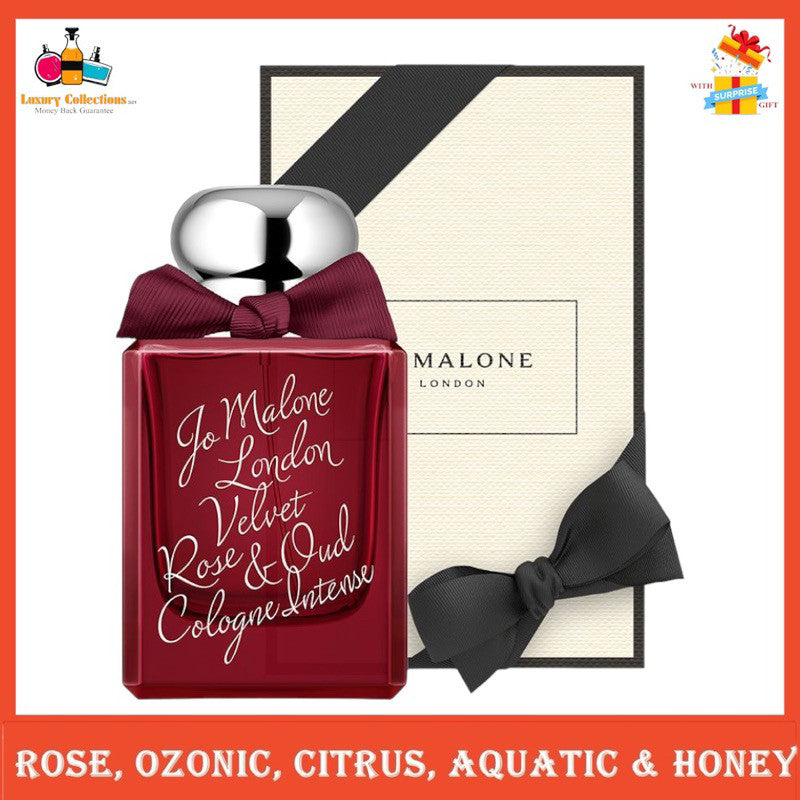 Jo Maalone London 50ml Rose Blush / Rose & Magnolia / Velvet Rose & Oud Intense / Red Roses for Women and Men