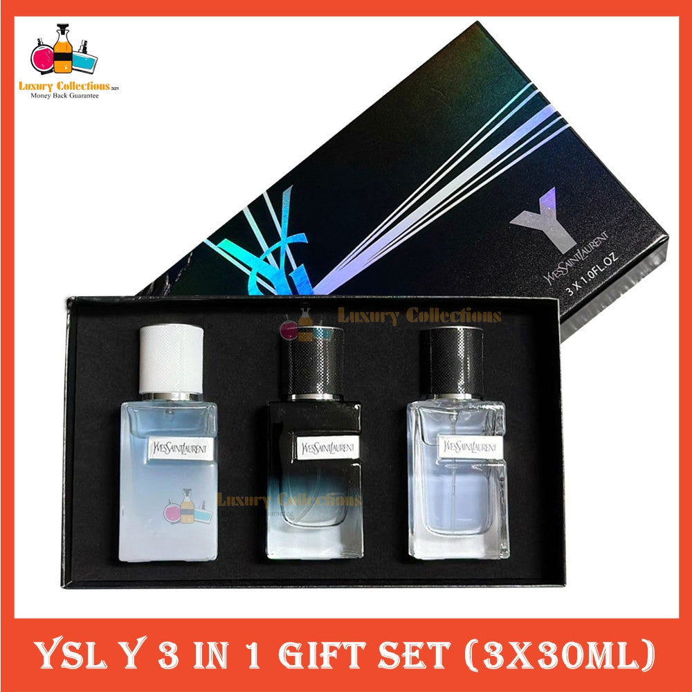 YXXL YY Men 3in1 Perfume 3x30ml Christmas Gift Set