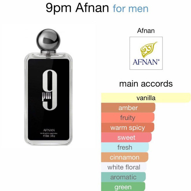 (100% Original) Afnan 9pm For Men 100ml
