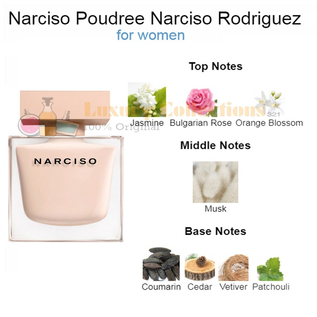% Nrac!so for Her Poudree 100ml Edp Perfume