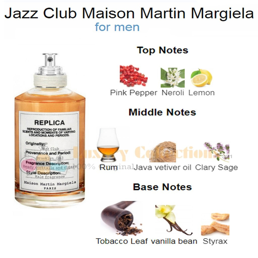 % RepI!ca Jazz Club EDT 100ml Perfume for Men