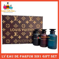 Lv Les Sables Roses Eau De Parfum 3in1 Gift Set 3x10ml Perfume For Men & Women