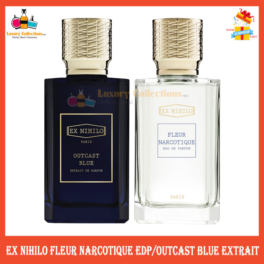 % Ex Nihilo Fleur Narcotique EDP / Outcast Blue Extrait de Parfum 100ml for Women & Men