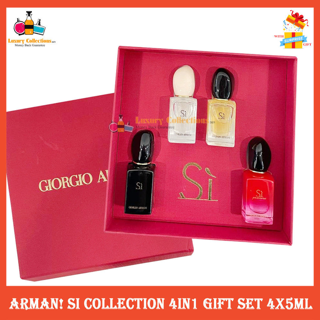 ARMAN! SI COLLECTION 4IN1 GIFT SET 4X5ML