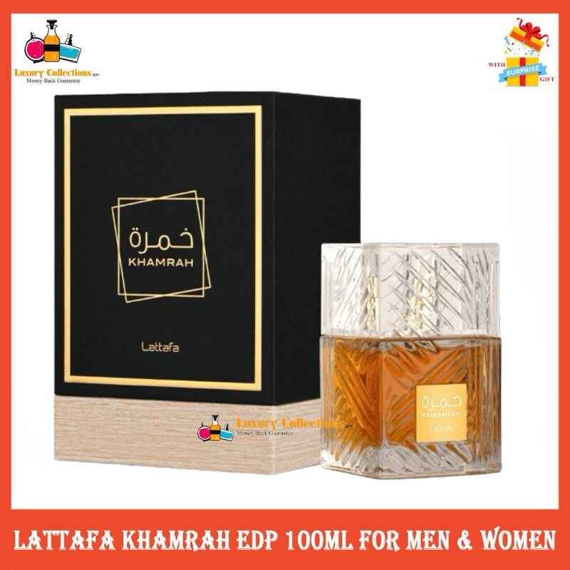 % Original Lattafa Khamrah Eau de Parfum 100ml for Men & Women