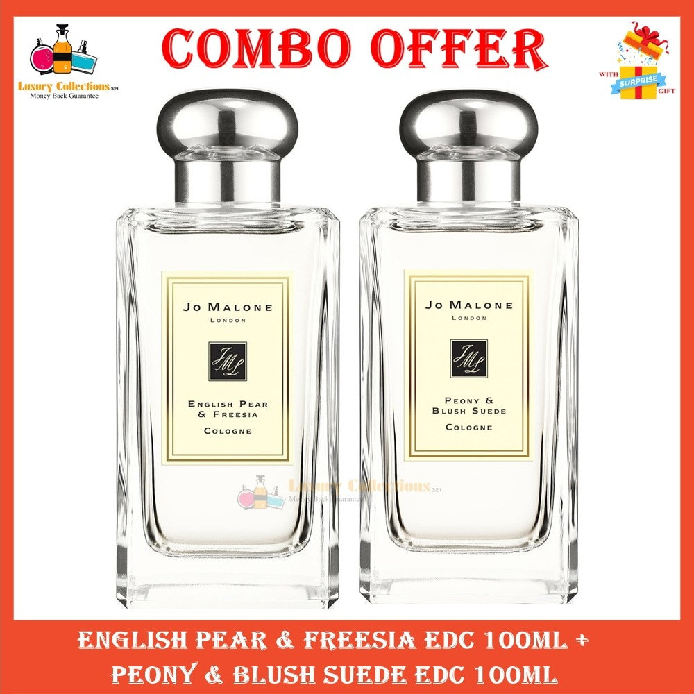 % (Combo 2Pcs) English Pear & Freesia + Peony & BIush Suede