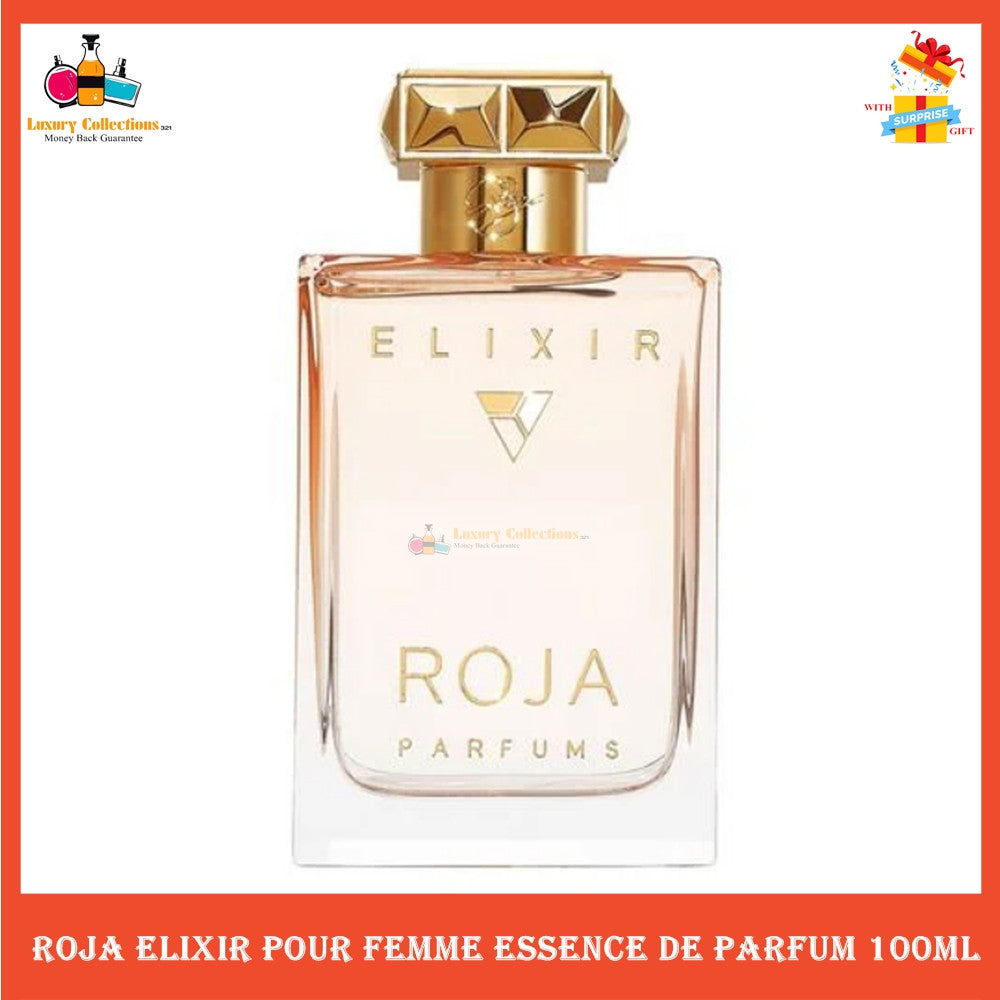 % Roja Parfums Elixir Pour Femme Essence De Parfum for Women 100ml