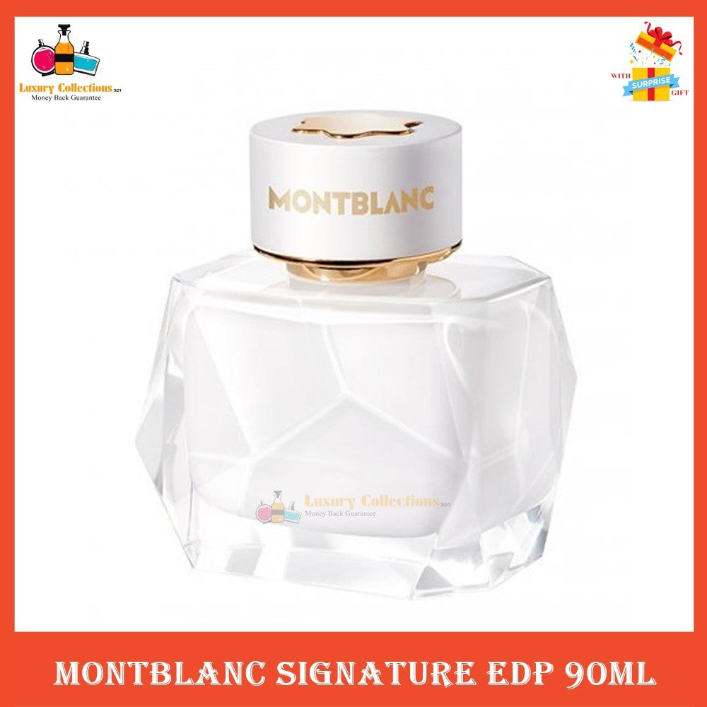 % Original MontBlanc Signature EDP 90ml for Women
