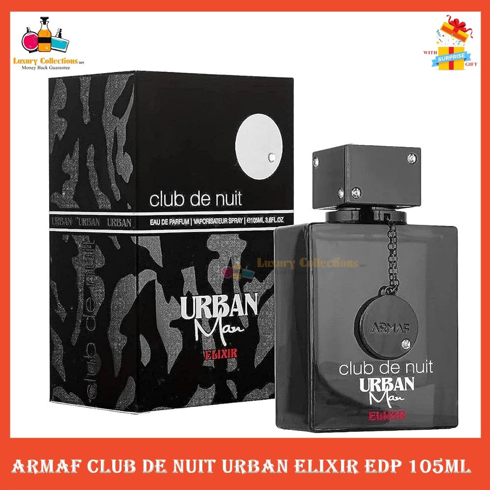 % Club De Nuit Urban Elixir EDP 105ml for Men