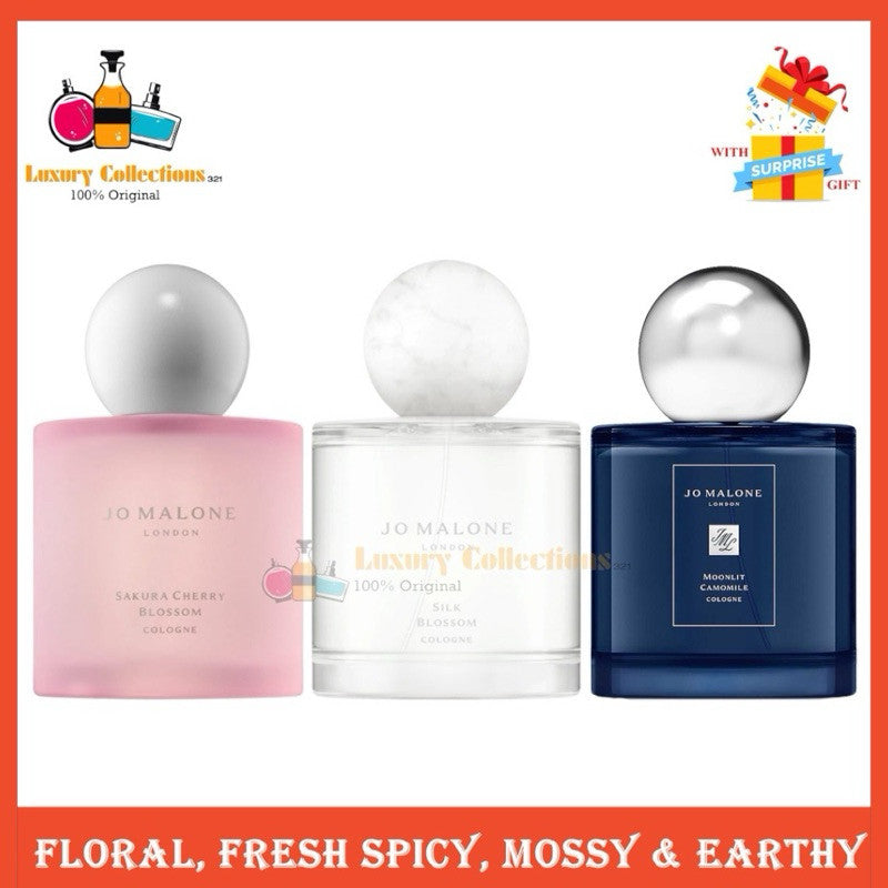 J0 MaIone Silk Blossom / Bitter Mandarin / Moonlit Camomile / Sea Daffodil / Sakura Cherry Blossom (2022 Edition)