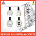 Ori Diptyque Classic White 4in1 Gift Set 4x10ml Perfume