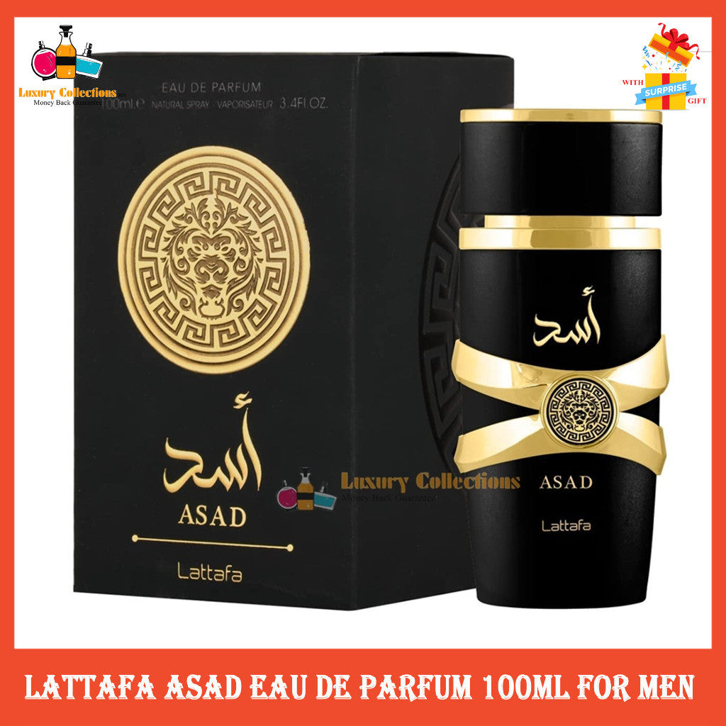 % Lattafa Asad Eau de Parfum 100ml for Men