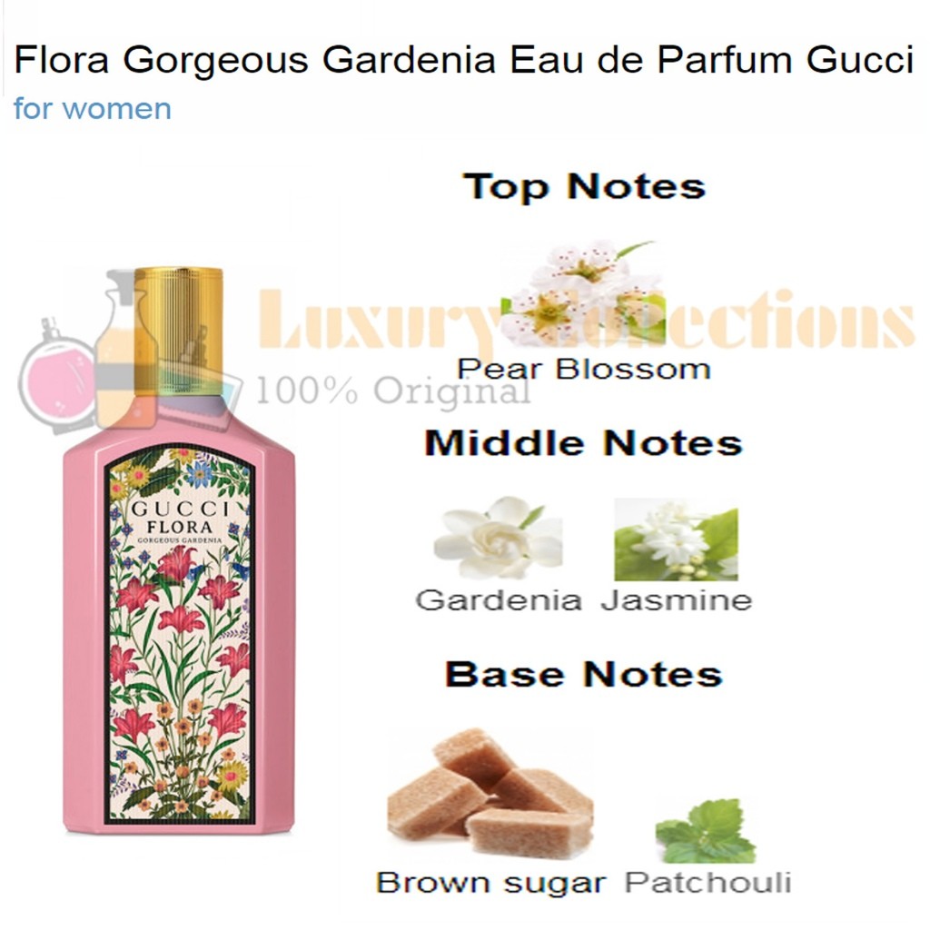 % Flora Gorgeous Gardenia Eau de Toilette 100ml EDT / EDP Perfume for Women